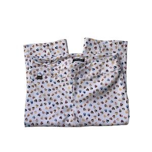 Lisette L Montreal pull on stretch print cropped pants